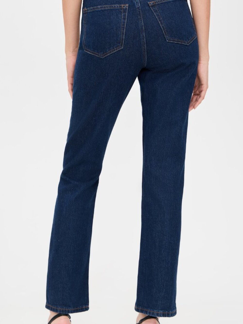 NWT Reformation "Jax" Stretch High Rise Straight Jeans - Picture 5 of 6
